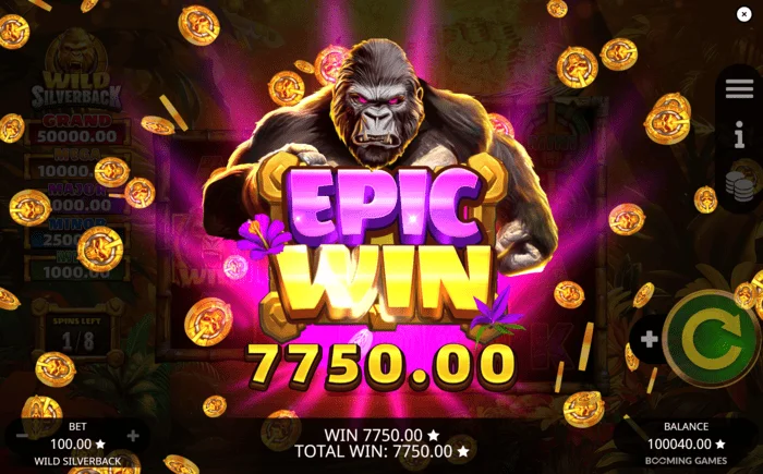 Wild Silverback - ეპიკური მოგება Grand Jackpot-ით